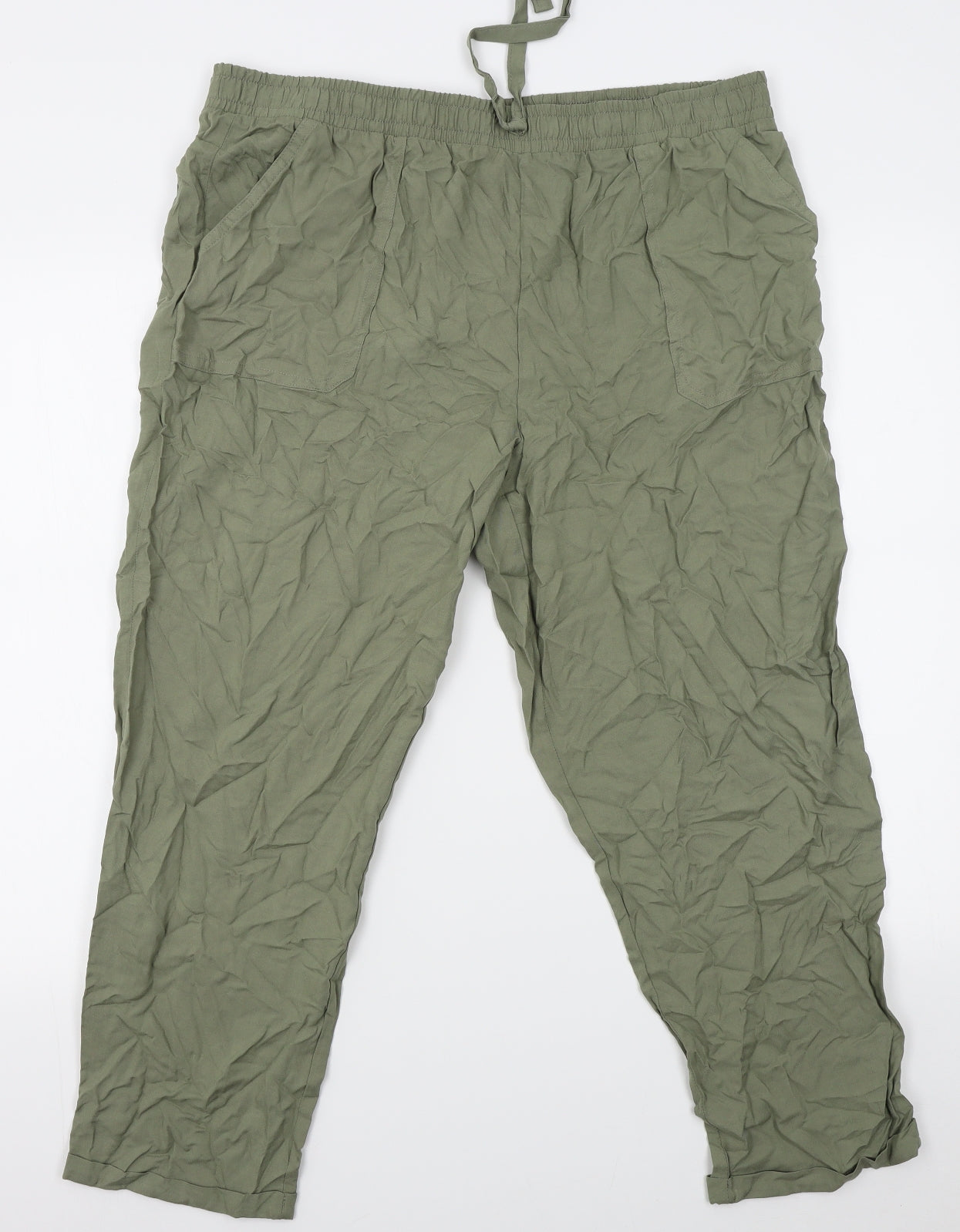 Primark Womens Green    Lounge Pants Size 18  - Elastic waist
