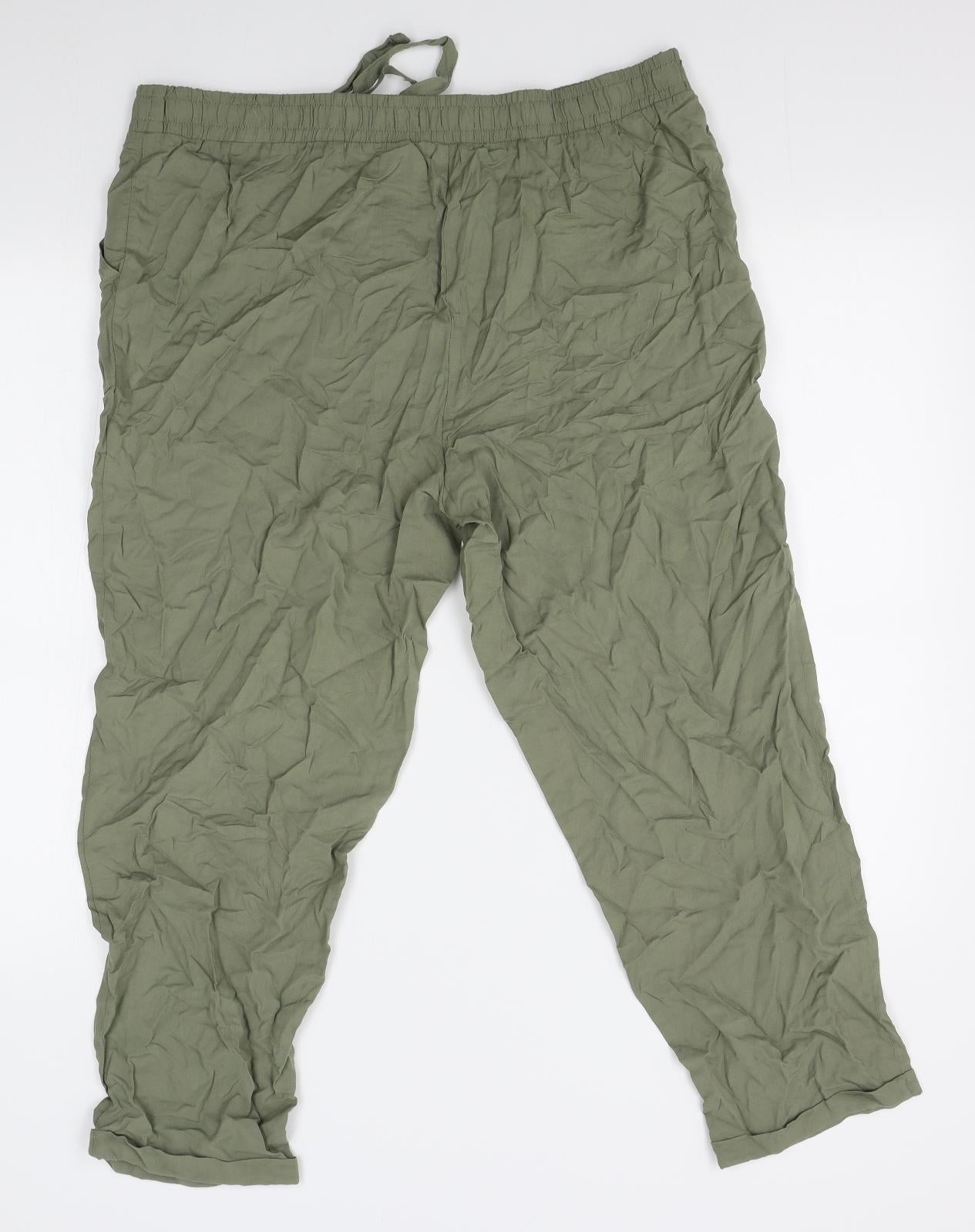 Primark Womens Green    Lounge Pants Size 18  - Elastic waist