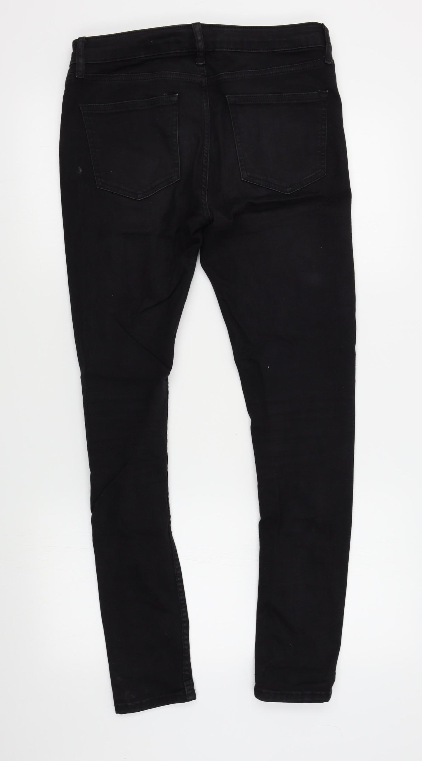 Topman Mens Black   Skinny Jeans Size 32 L32 in