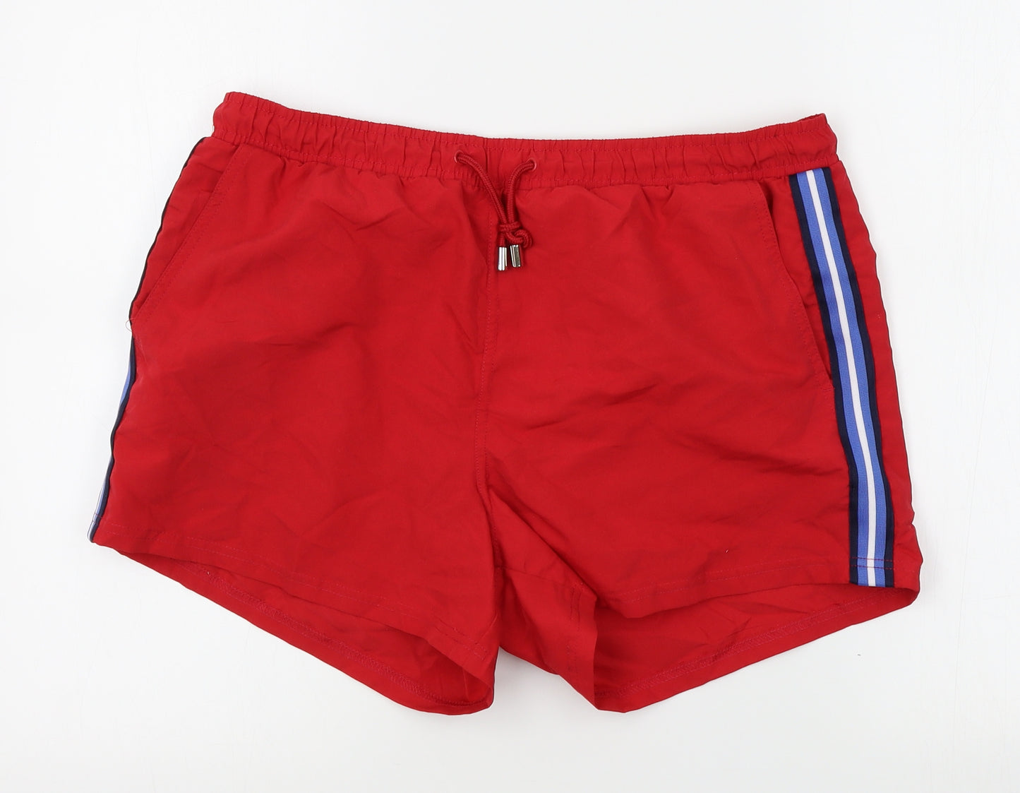Primark Mens Red   Bermuda Shorts Size L - swim