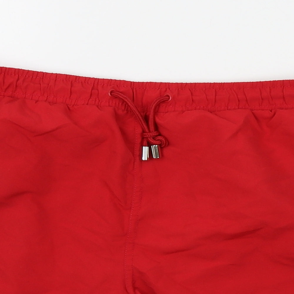 Primark Mens Red   Bermuda Shorts Size L - swim