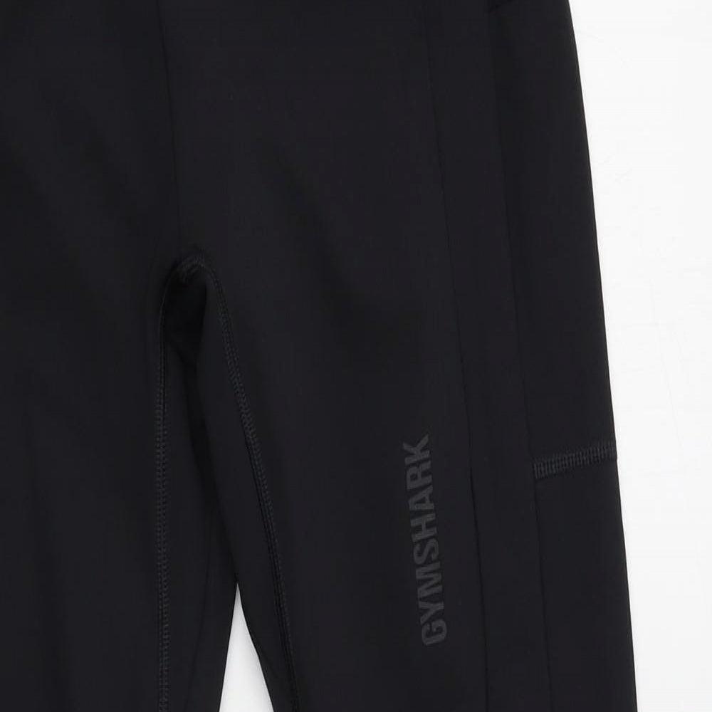 Gymshark Womens Black   Sweatpants Leggings Size S L26 in