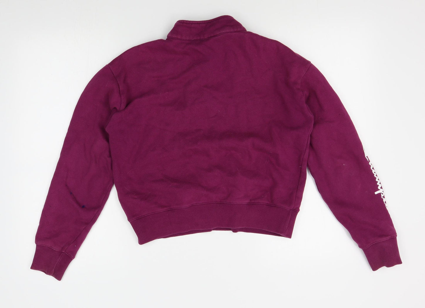 Champion Womens Red   Pullover Sweatshirt Size S  - cropped