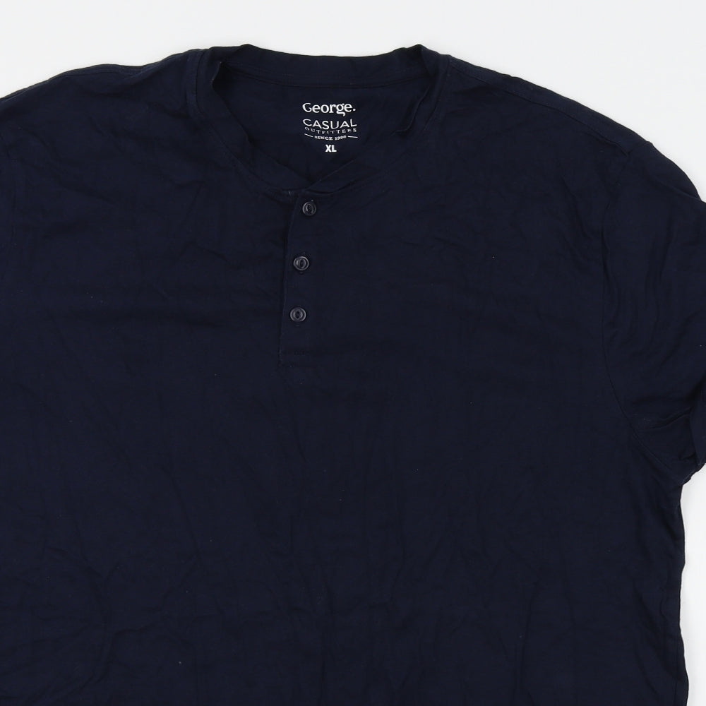 George Mens Blue    T-Shirt Size XL
