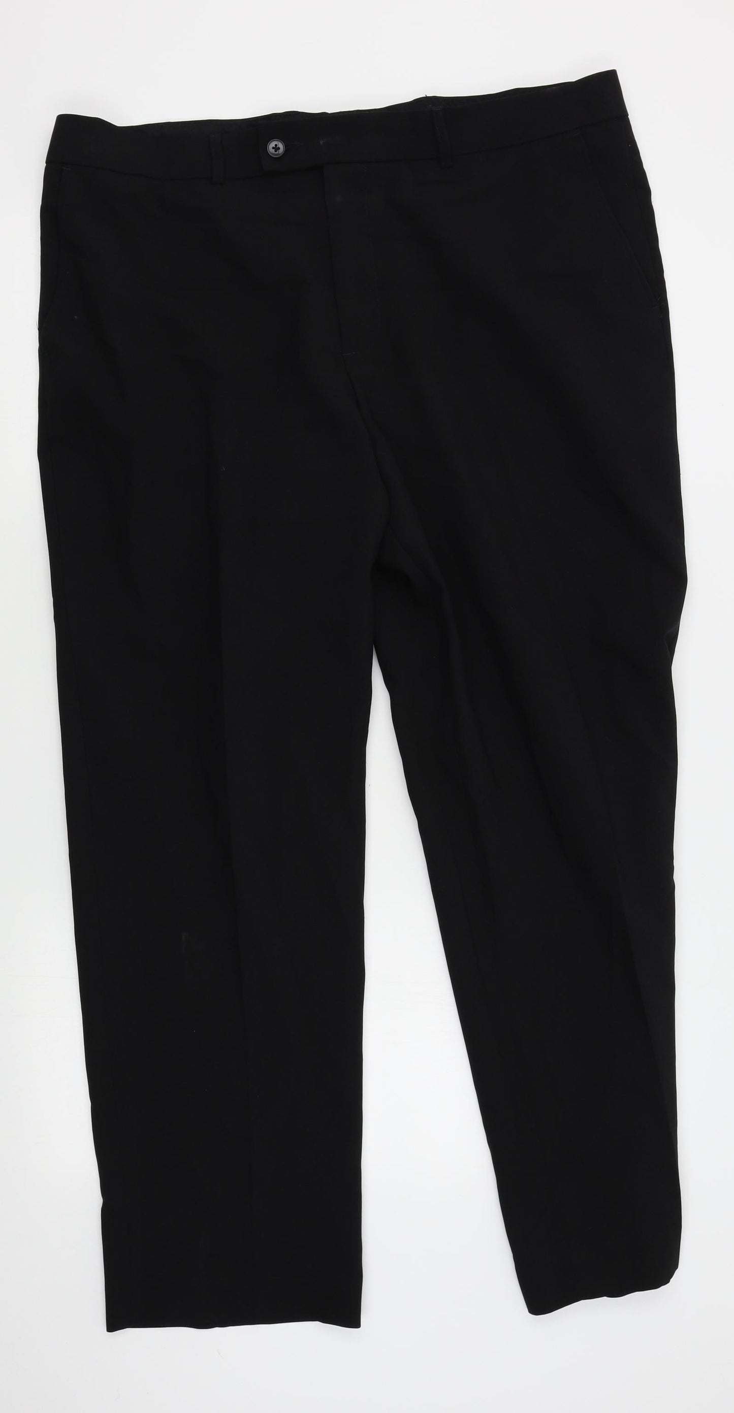 George Mens Black    Suit Trousers Size 40 L31 in