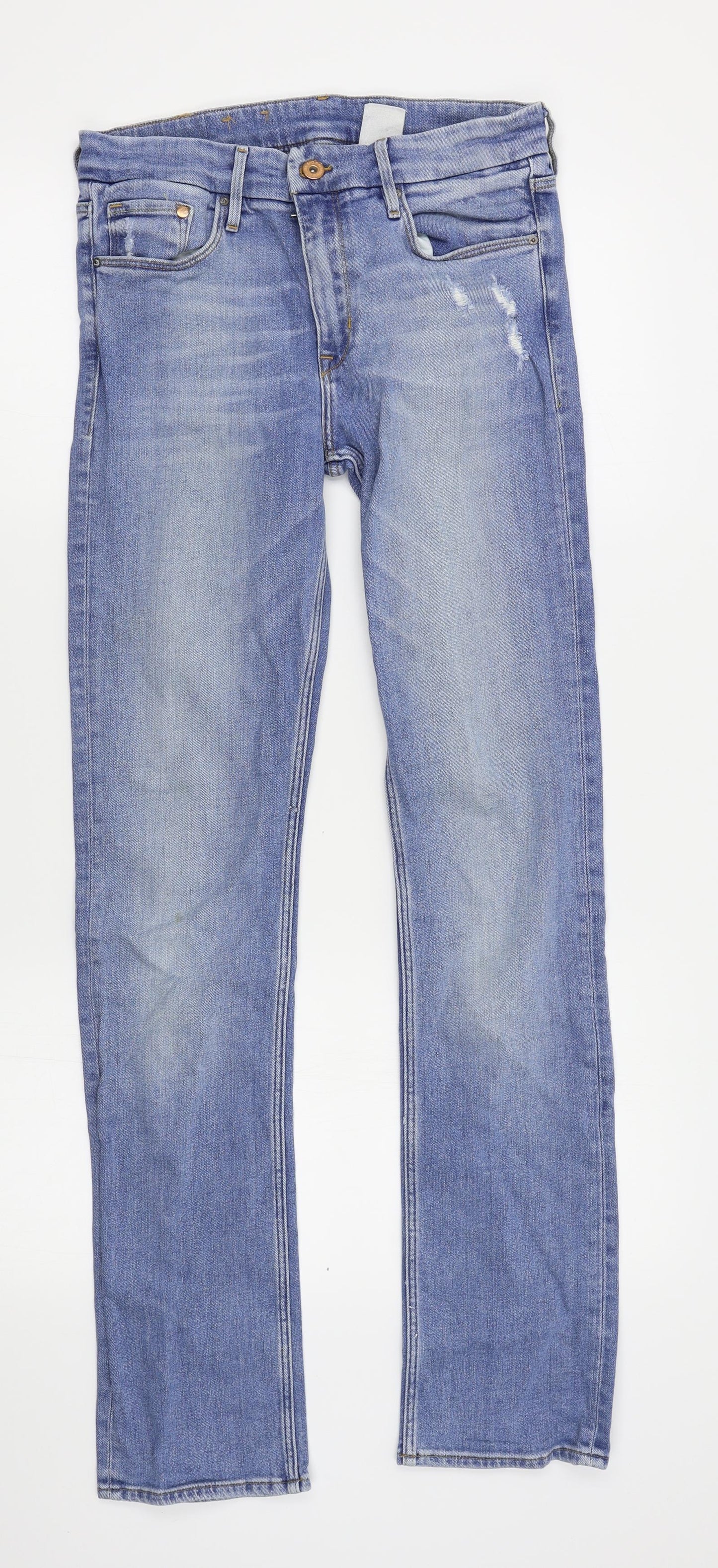 H&M Mens Blue   Straight Jeans Size 28 L32 in