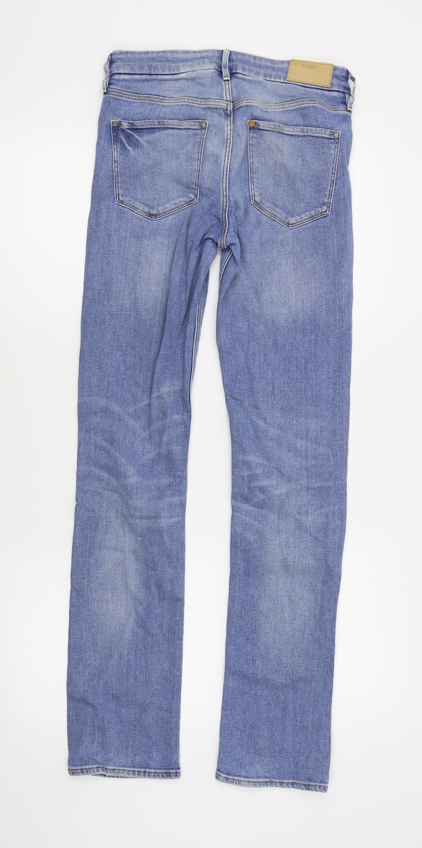 H&M Mens Blue   Straight Jeans Size 28 L32 in