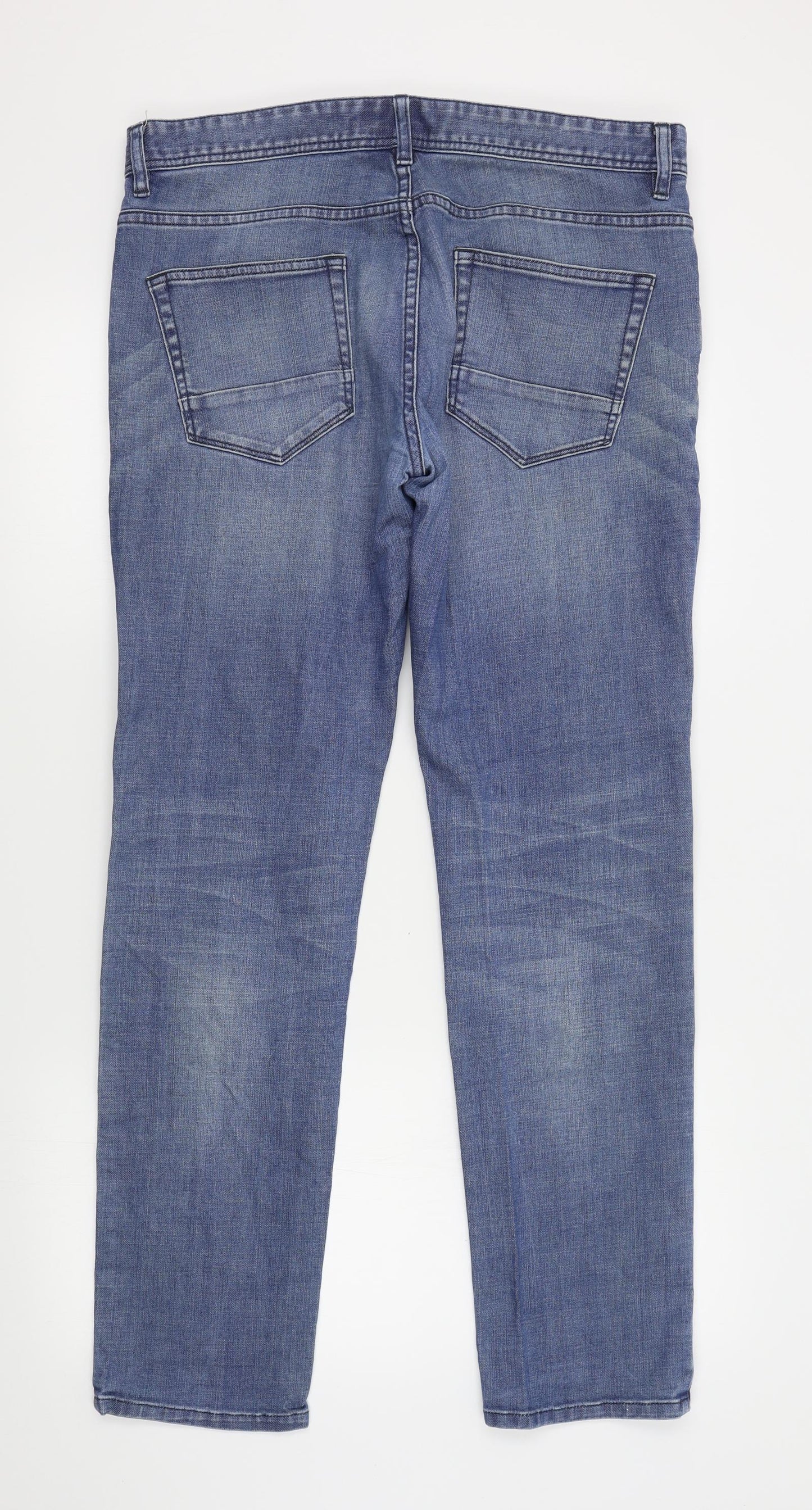 NEXT Mens Blue   Straight Jeans Size 34 L31 in