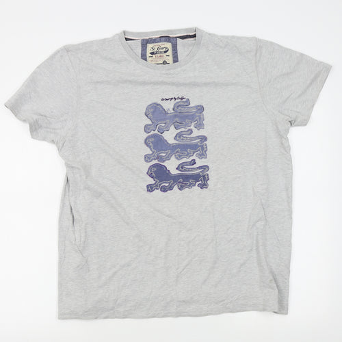 Debenhams Mens Grey    T-Shirt Size XL