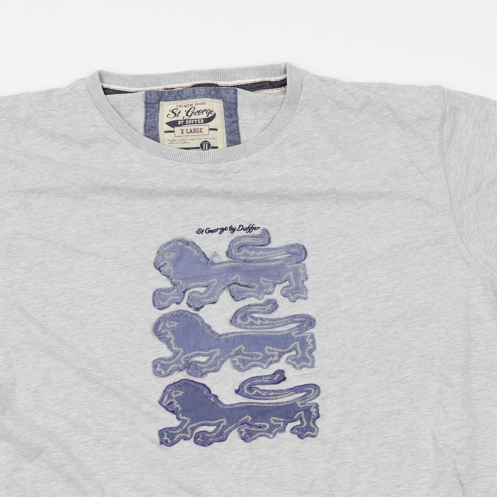 Debenhams Mens Grey    T-Shirt Size XL