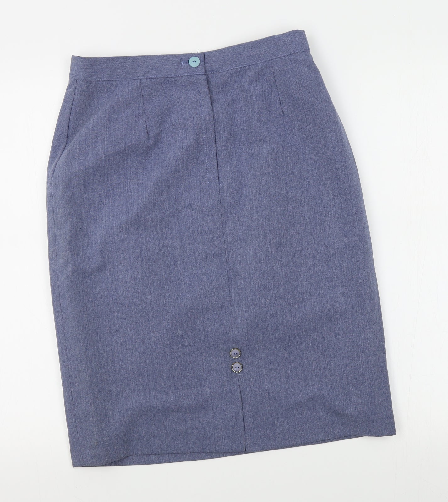 Preworn Womens Blue   Straight & Pencil Skirt Size 14