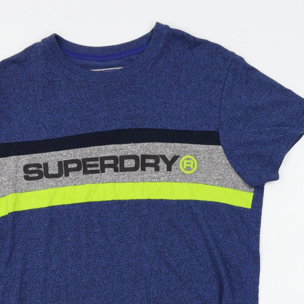 Superdry Mens Blue    T-Shirt Size L