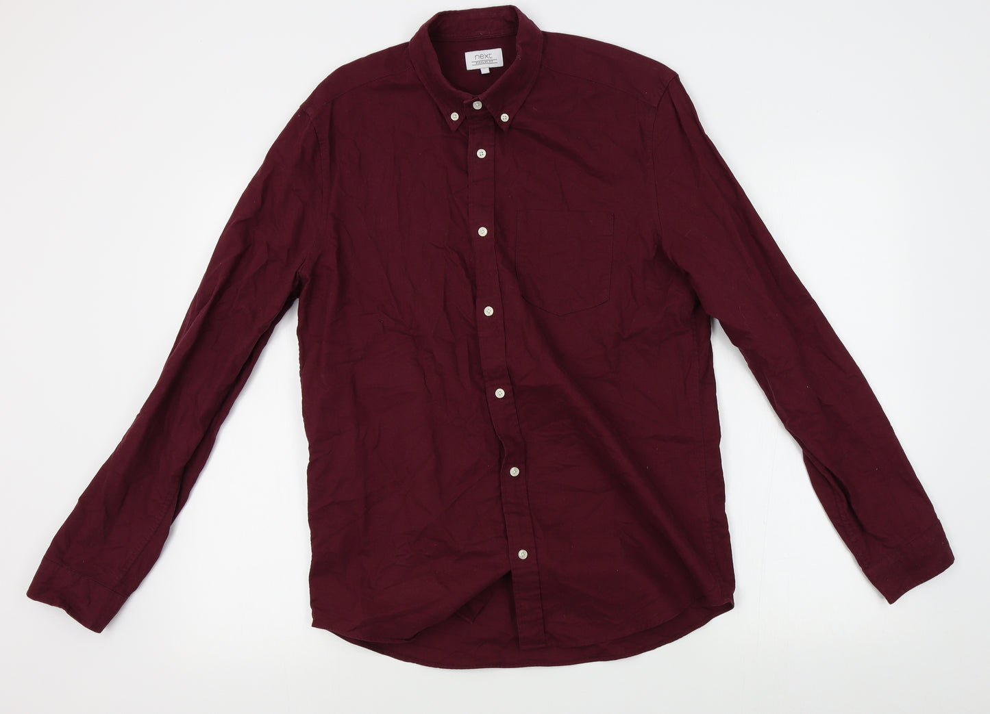 NEXT Mens Red    Dress Shirt Size M