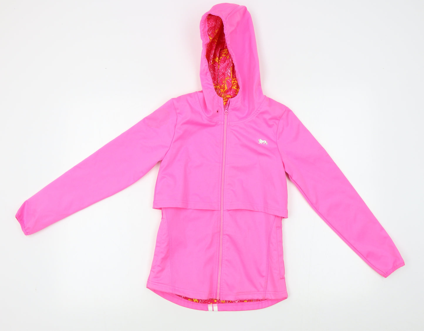 Lonsdale Girls Pink   Basic Coat Coat Size 9-10 Years