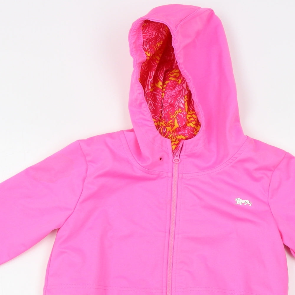 Lonsdale Girls Pink   Basic Coat Coat Size 9-10 Years