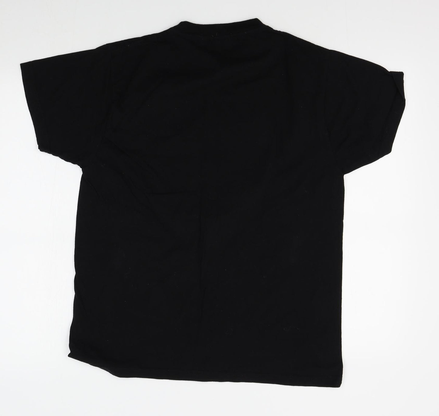 Super Mens Black    T-Shirt Size M  - funny