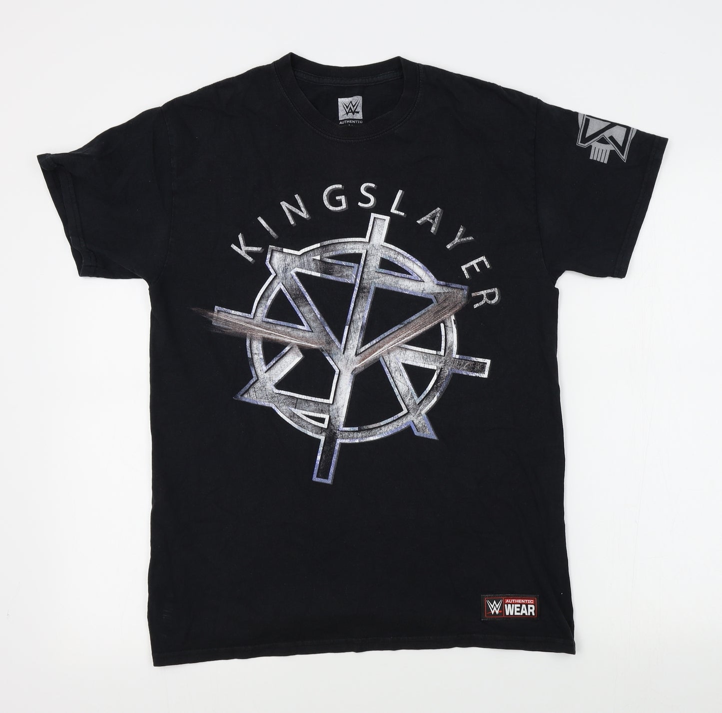 WWE Mens Black    T-Shirt Size M  - Kingslayer