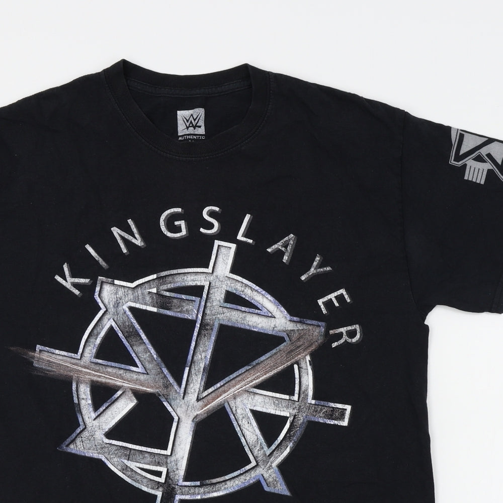 WWE Mens Black    T-Shirt Size M  - Kingslayer