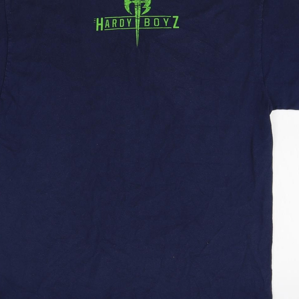 WWE Mens Blue    T-Shirt Size M
