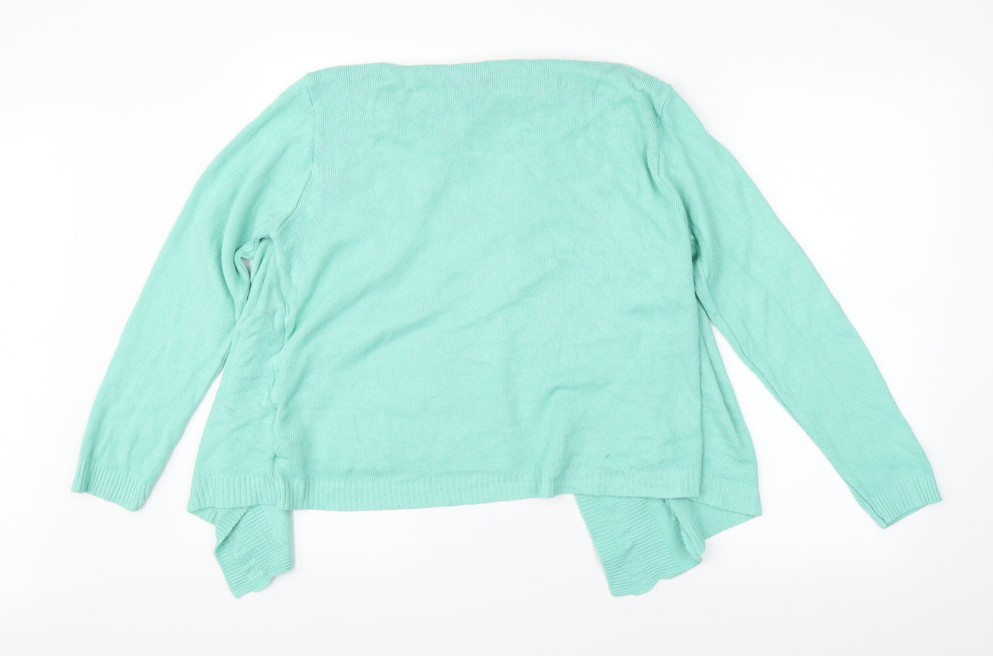 Preworn Womens Green Argyle/Diamond  Cardigan Jumper