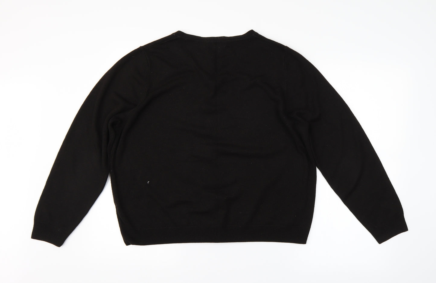 Preworn Womens Black   Cardigan Jumper