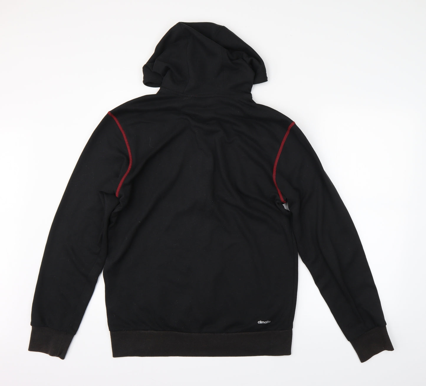 adidas Mens Black   Full Zip Hoodie Size M