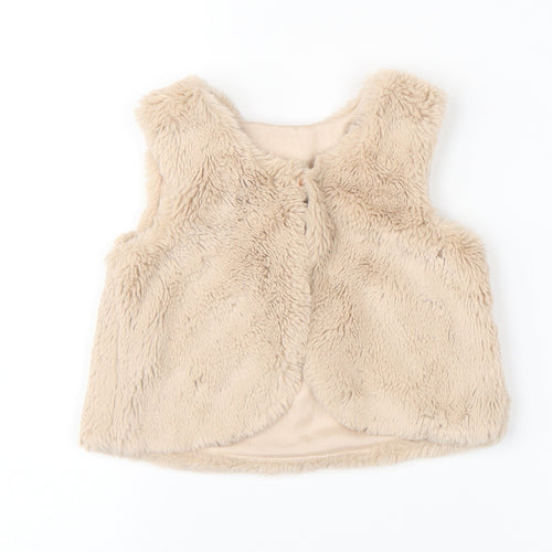 George Baby Beige   Jacket Waistcoat Size 6-9 Months