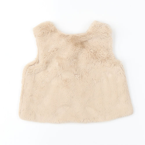 George Baby Beige   Jacket Waistcoat Size 6-9 Months
