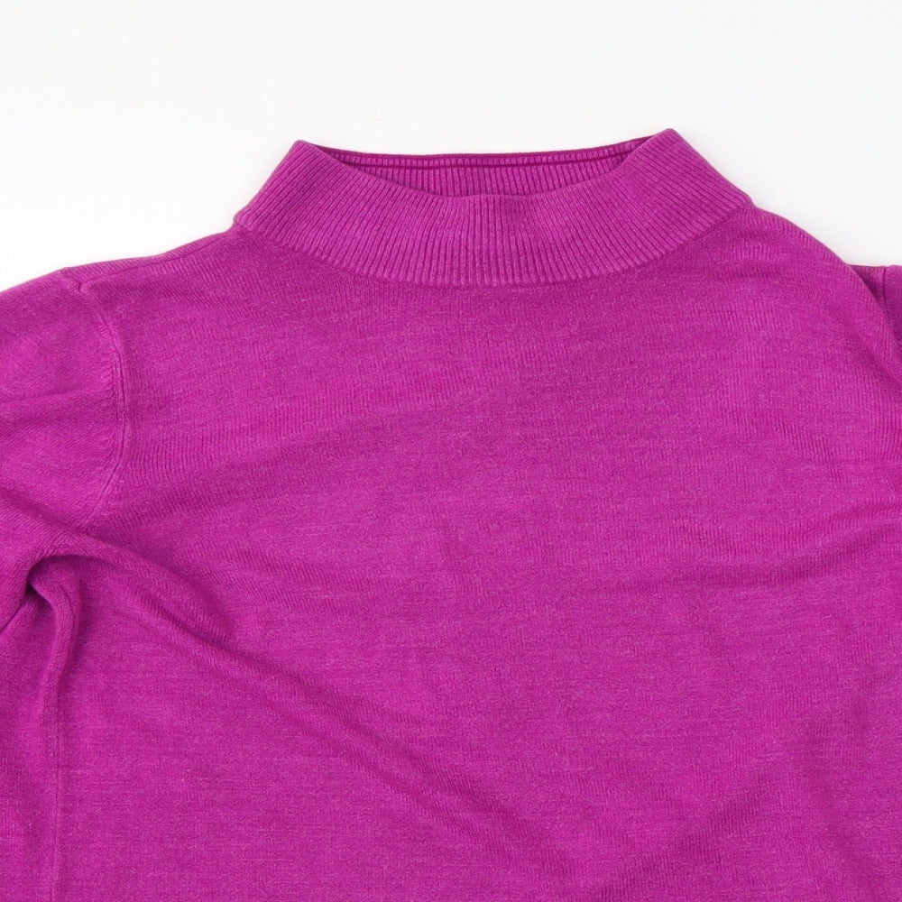 BHS Womens Purple   Pullover Jumper Size 8