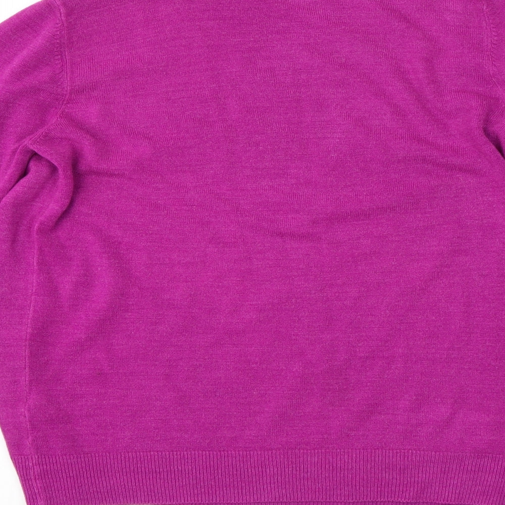 BHS Womens Purple   Pullover Jumper Size 8