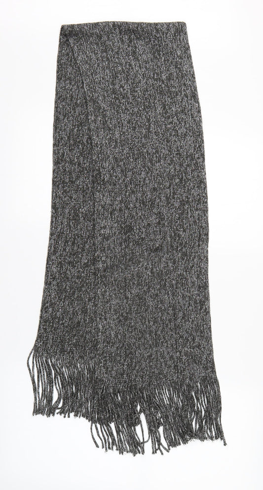 Front view of Preworn women’s silver scarf