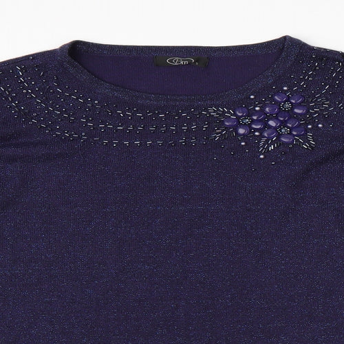 BM Womens Purple   Pullover Jumper Size S