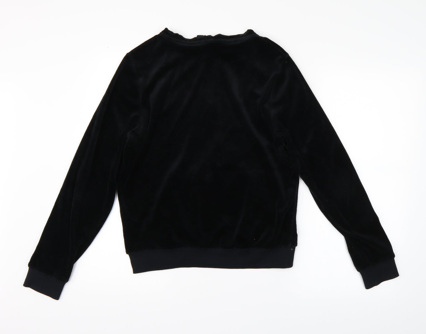 M&S Womens Black   Full Zip Sweatshirt