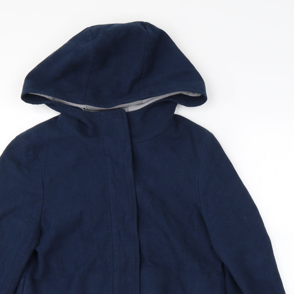 White Stuff Womens Blue   Overcoat Coat Size 8