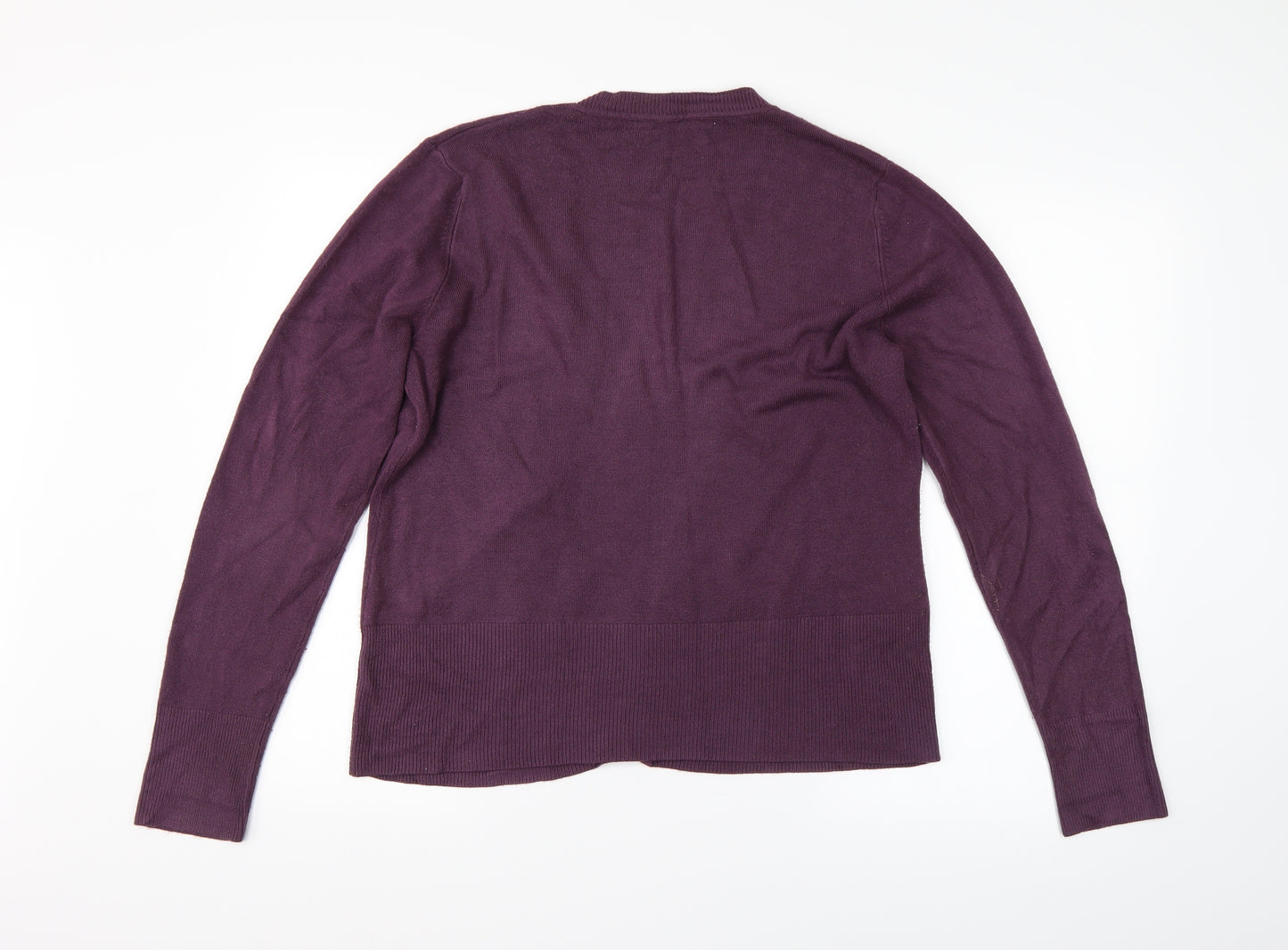 Matalan Womens Purple   Cardigan Jumper Size 16