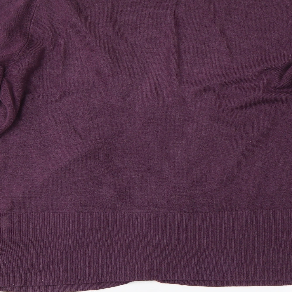 Matalan Womens Purple   Cardigan Jumper Size 16