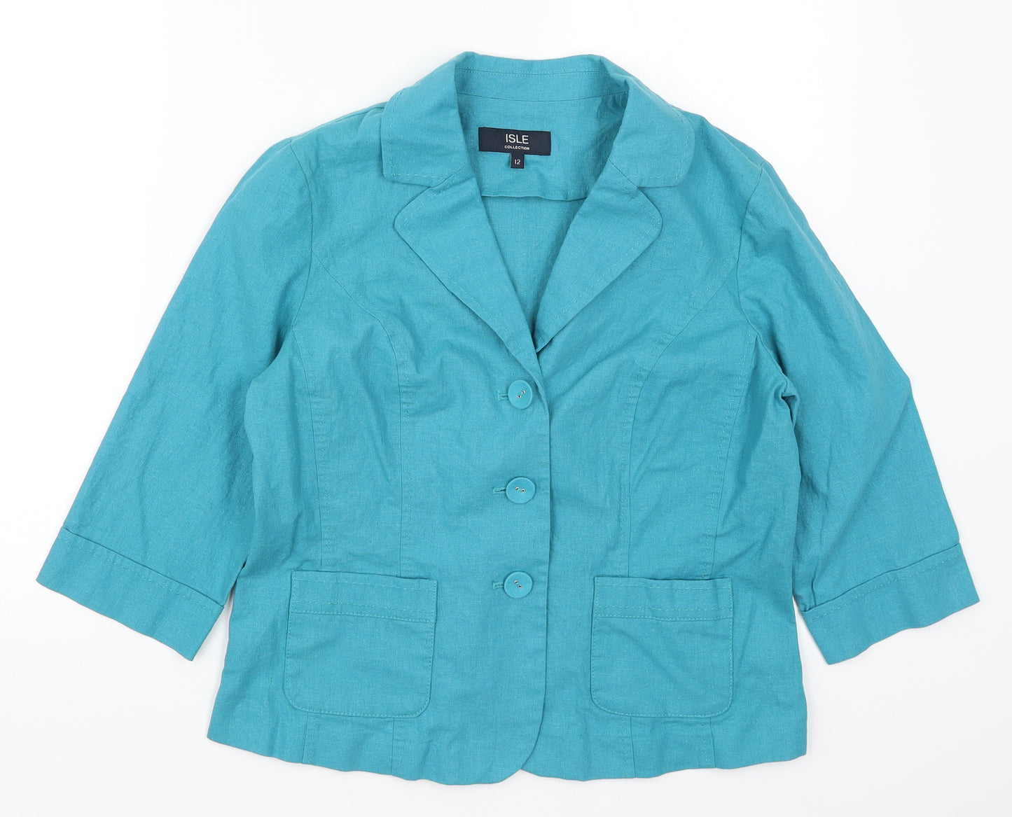 Isle Womens Blue   Jacket  Size 12