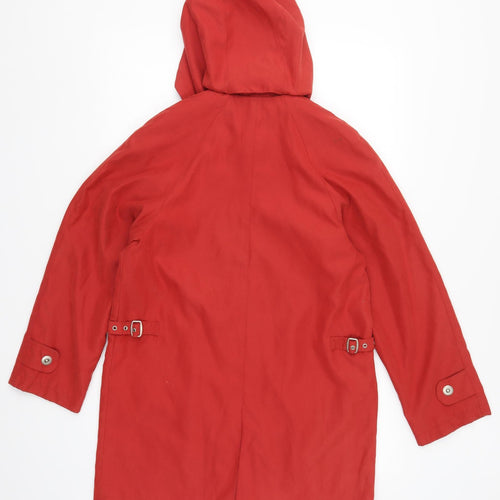 Preworn Womens Red   Jacket Coat Size S