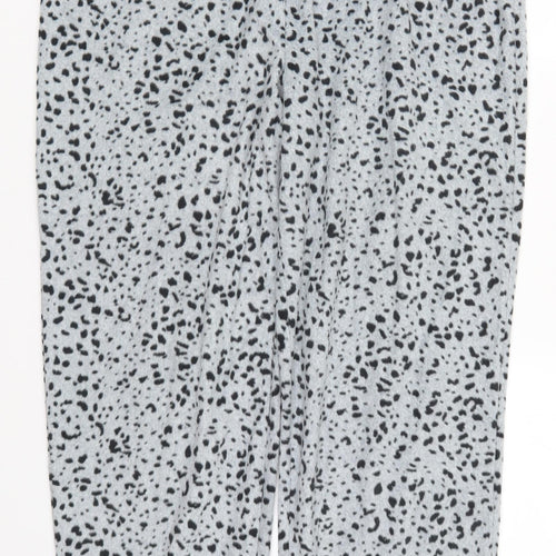 Preworn Womens Grey Animal Print  Trousers  Size XL L29.5 in - Loungewear