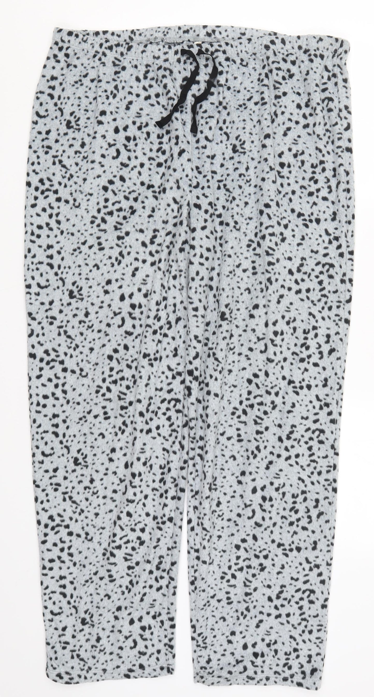 Preworn Womens Grey Animal Print  Trousers  Size XL L29.5 in - Loungewear