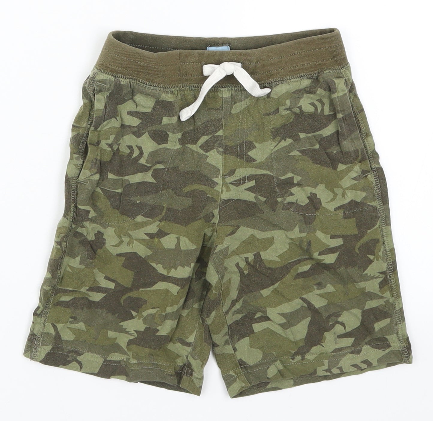 Gap Boys Green Camouflage  Sweat Shorts Size 5 Years