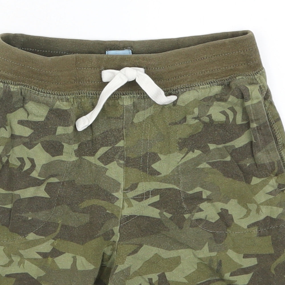 Gap Boys Green Camouflage  Sweat Shorts Size 5 Years