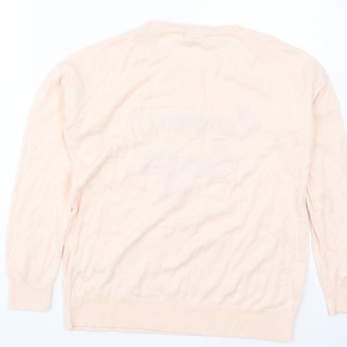 Dorothy Perkins Womens Pink   Pullover Jumper Size 8  - Commerci Comme Ca