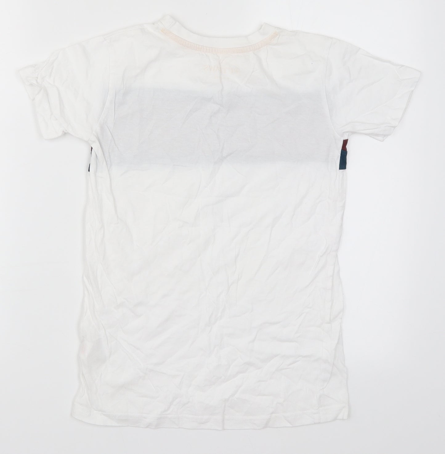 Urban Outlaws Boys White   Basic T-Shirt Size 9-10 Years  - Brooklyn