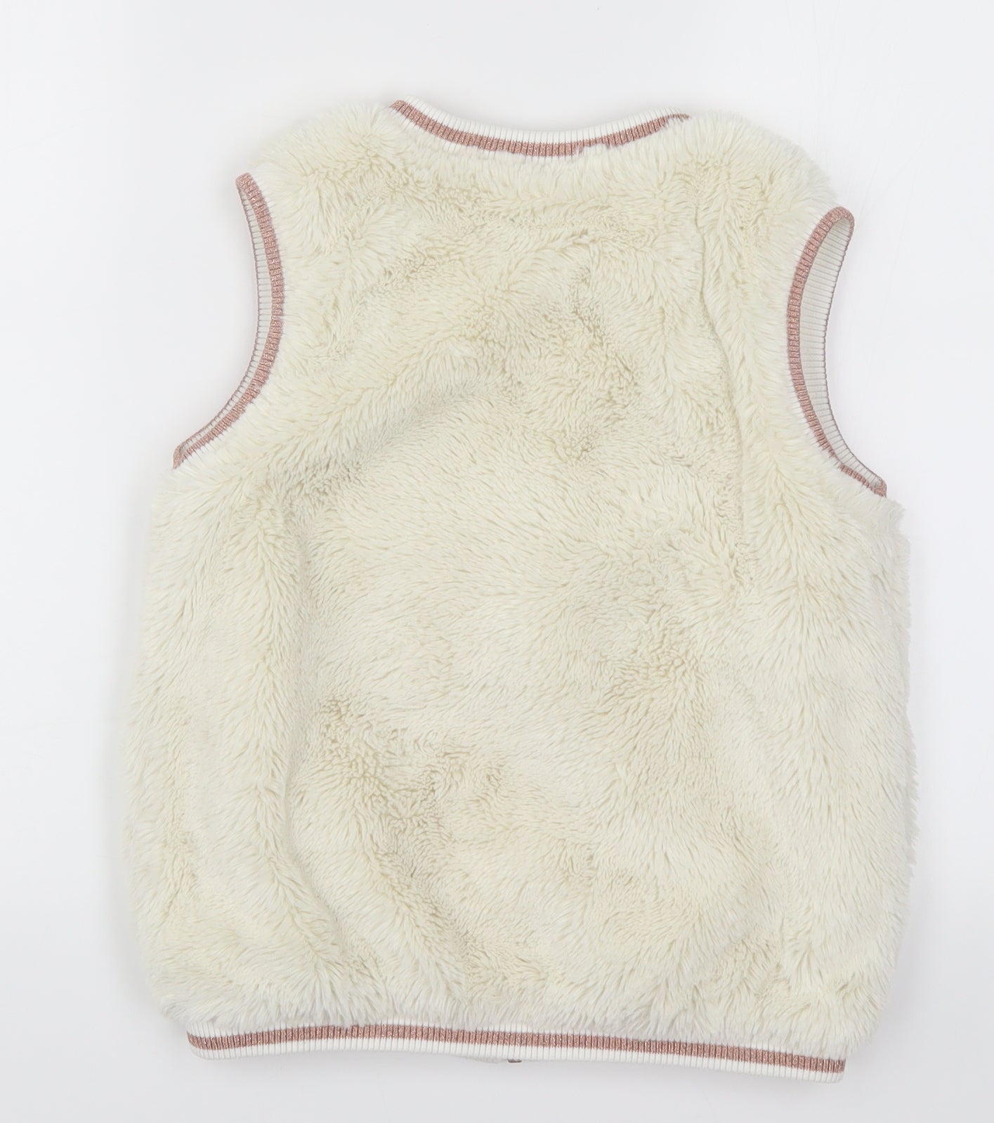 John Lewis Girls White   Gilet Jacket Size 12 Years