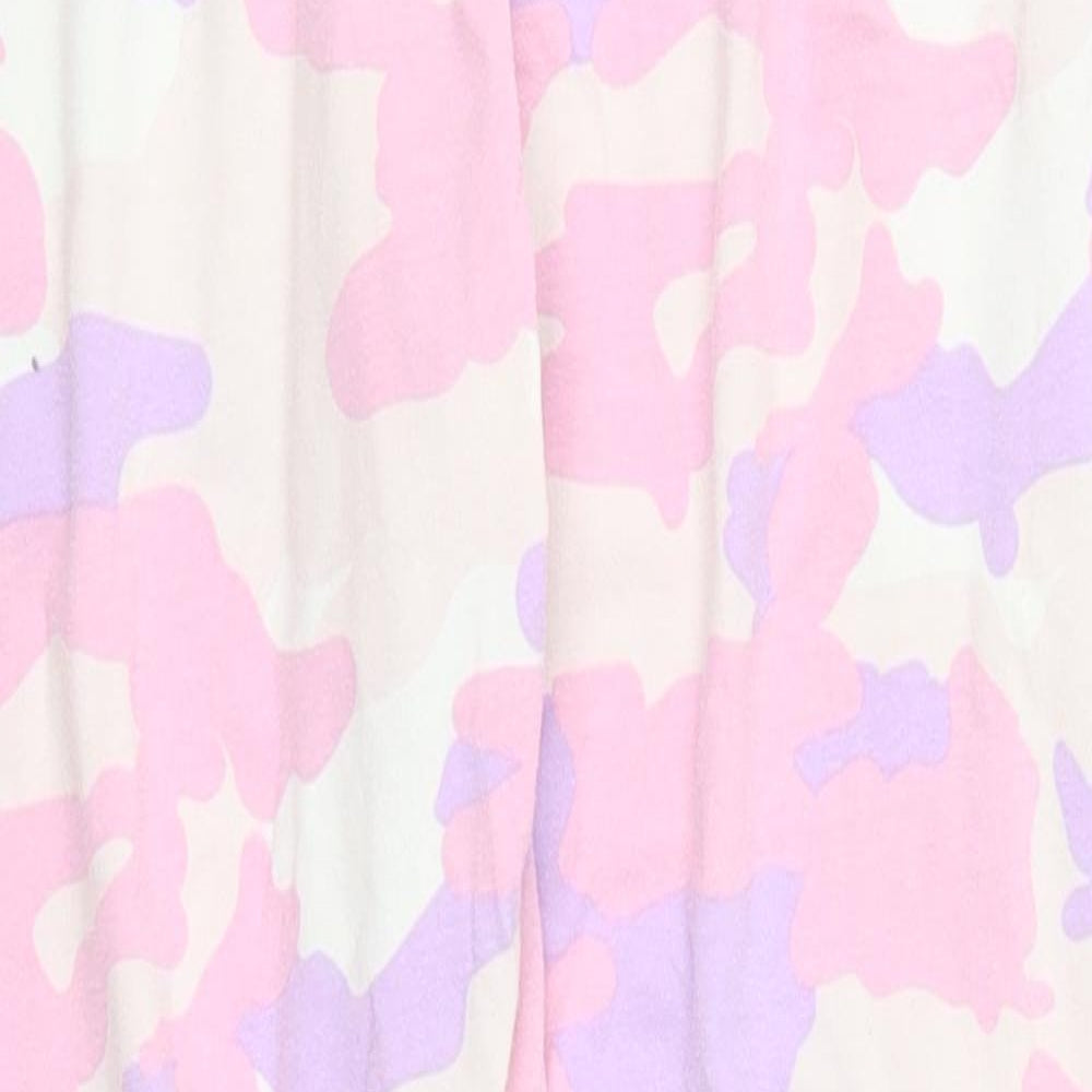 Marks and Spencer Girls Pink Camouflage  Sweatpants Trousers Size 12-13 Years - Loungewear