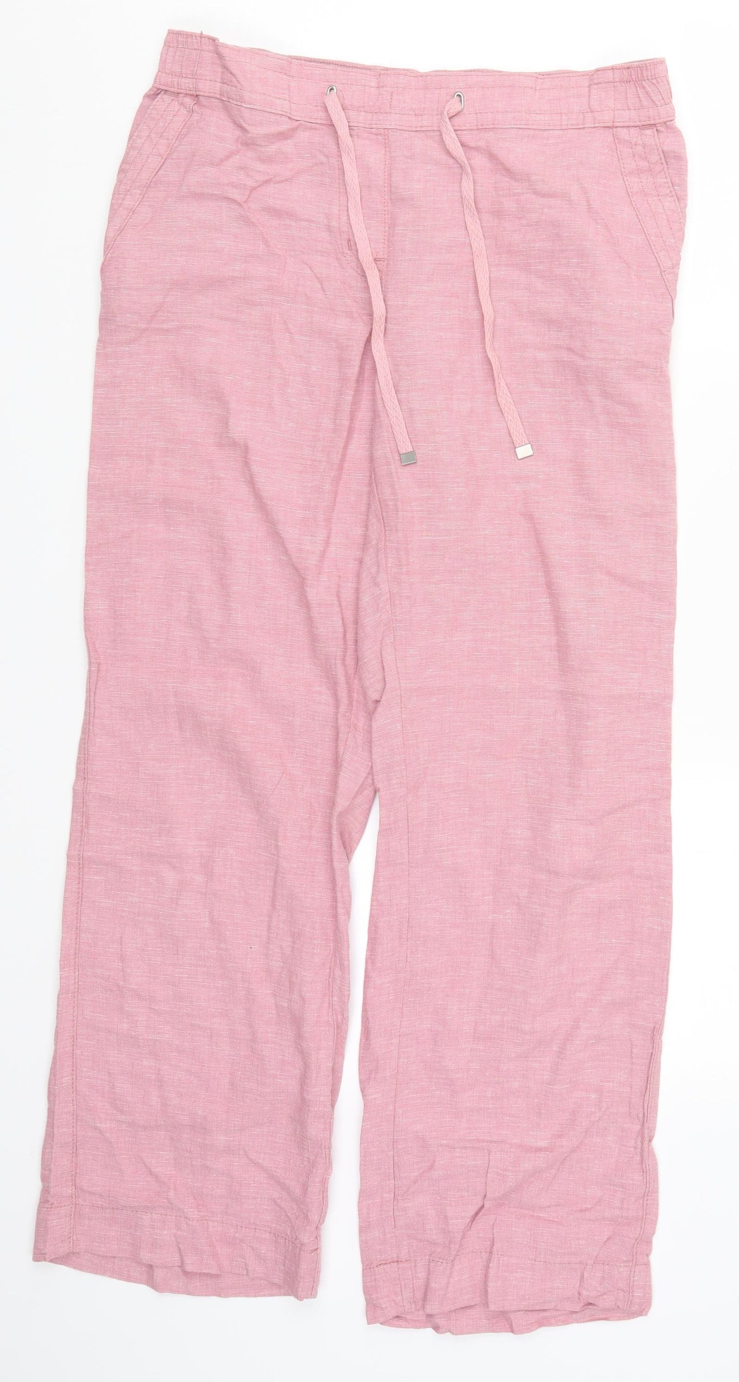 George Womens Pink   Trousers  Size 12 L28 in