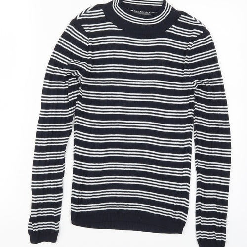 Primark Womens Blue Striped  Pullover Jumper Size 10
