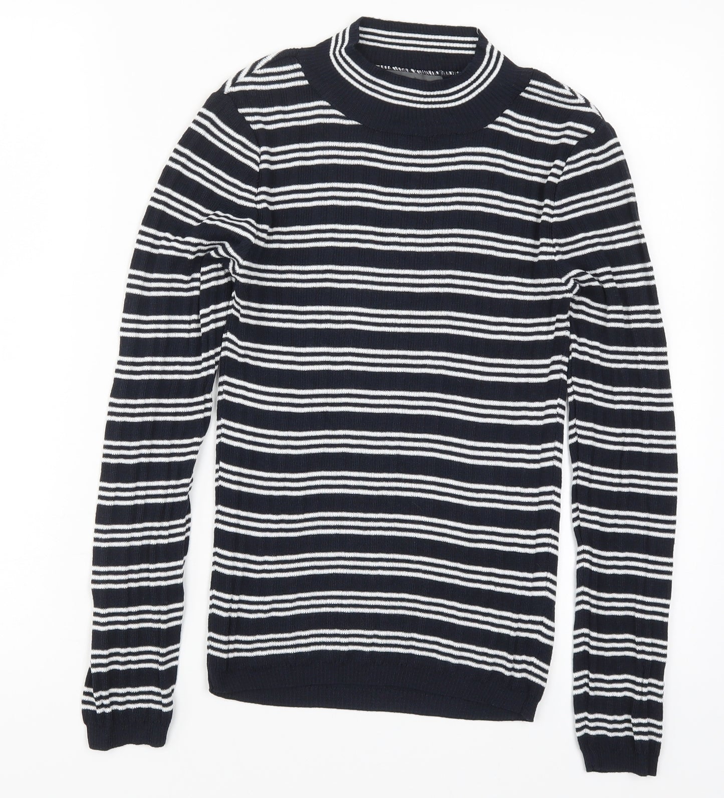 Primark Womens Blue Striped  Pullover Jumper Size 10