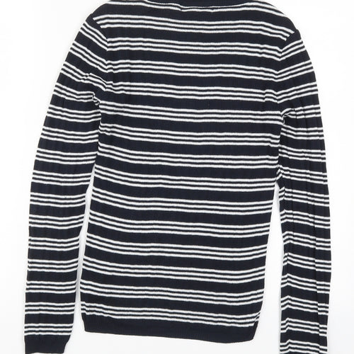 Primark Womens Blue Striped  Pullover Jumper Size 10